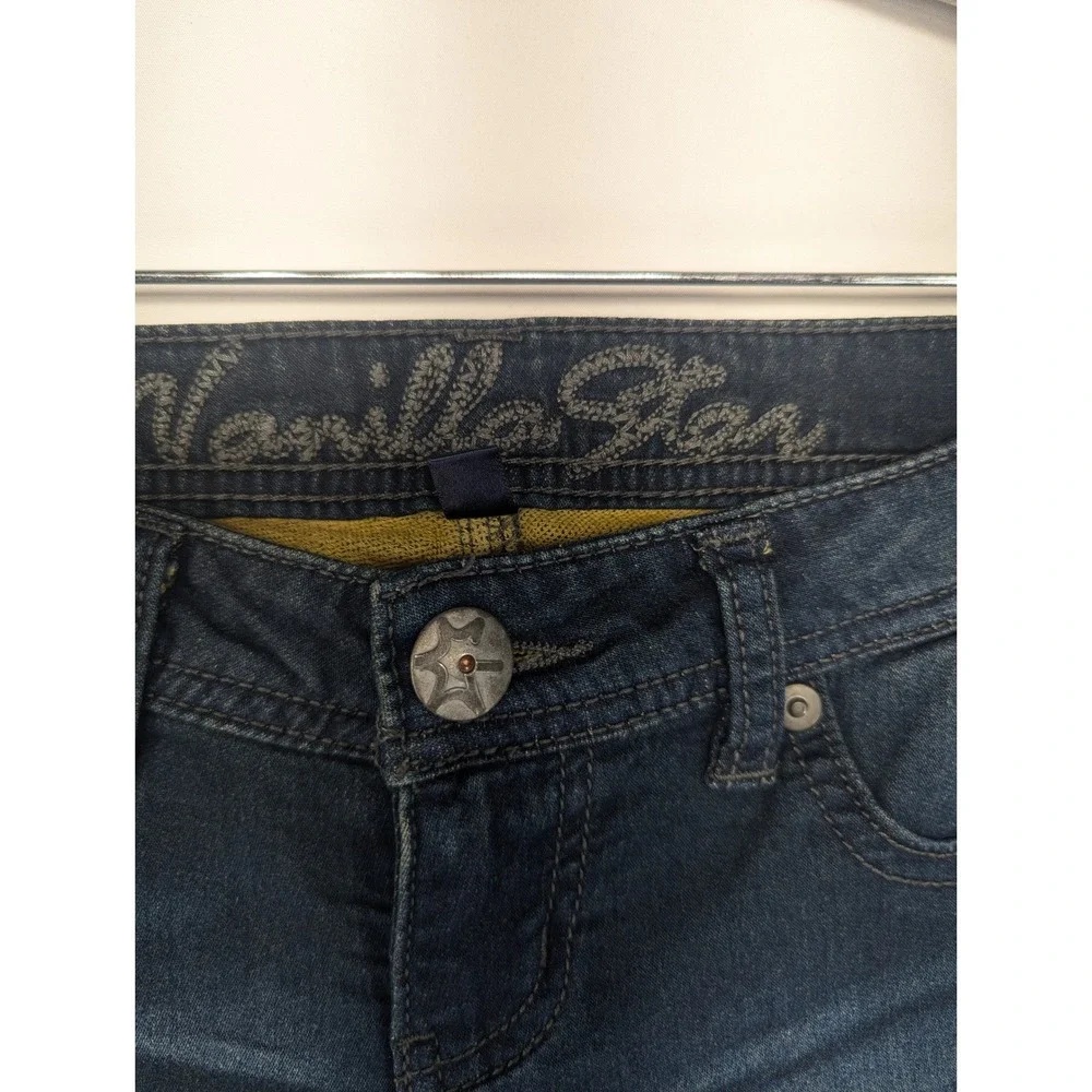 Vanilla Star Womens Jeans Dark Wash Skinny Fit Size 1‎